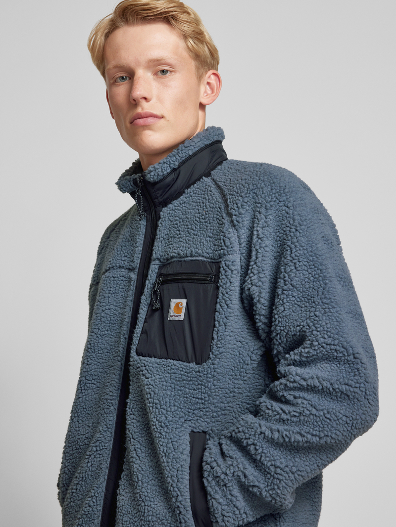 Carhartt Work In Progress Sherpa jacket met opstaande kraag model 'PRENTIS'