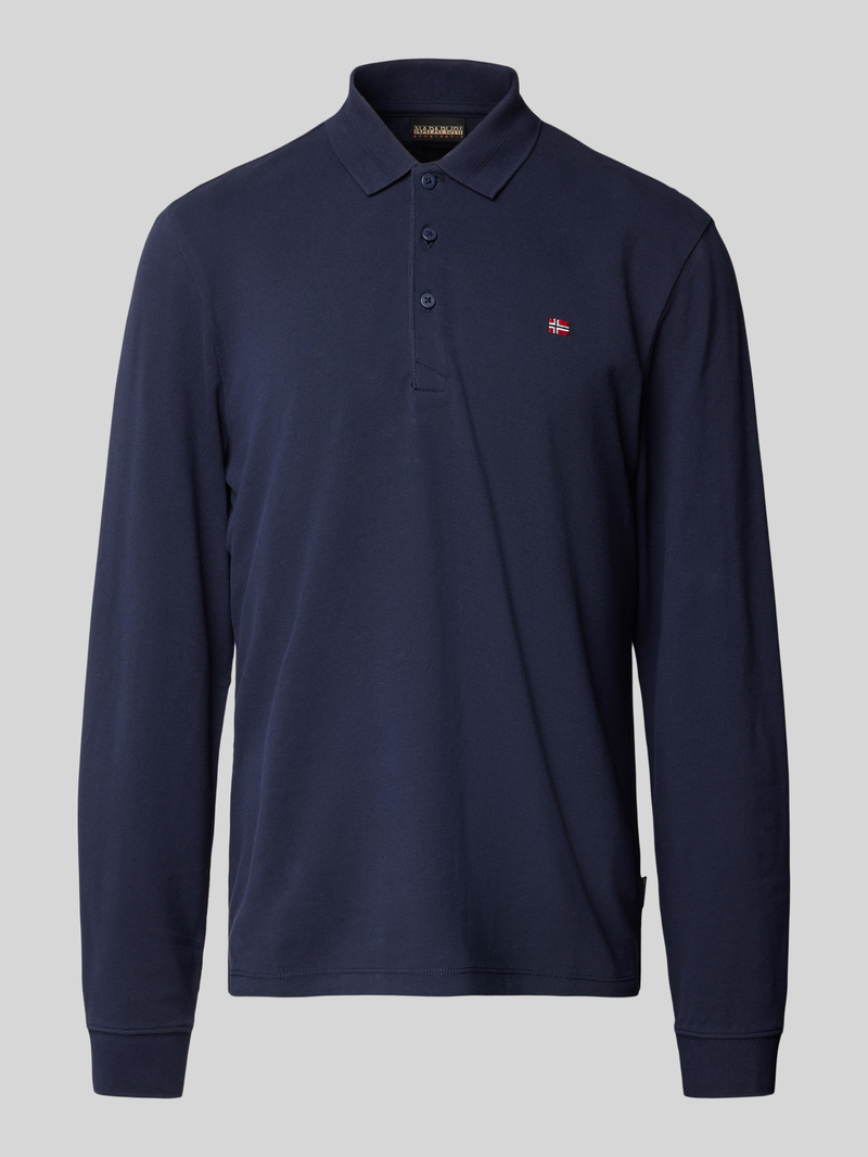 Napapijri Regular fit poloshirt met labelstitching model 'EALIS'