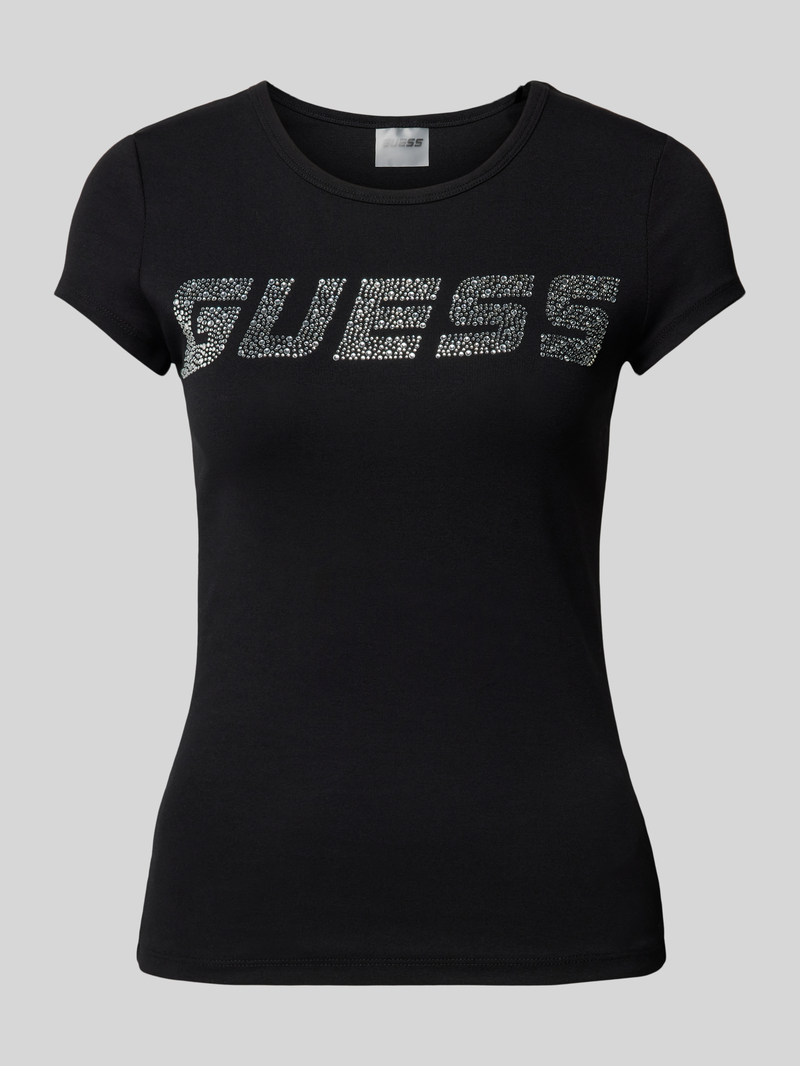 Guess Activewear T-shirt met strass-steentjes model 'KIARA'