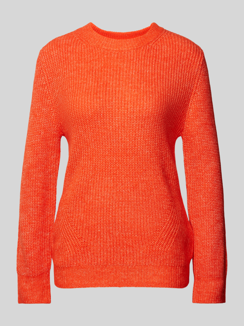 s.Oliver RED LABEL Regular fit gebreide pullover met ribboorden