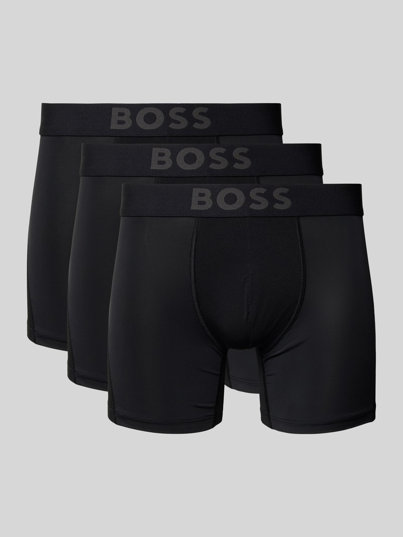 Boss Boxershort met elastische band met logo in een set van 3 stuks