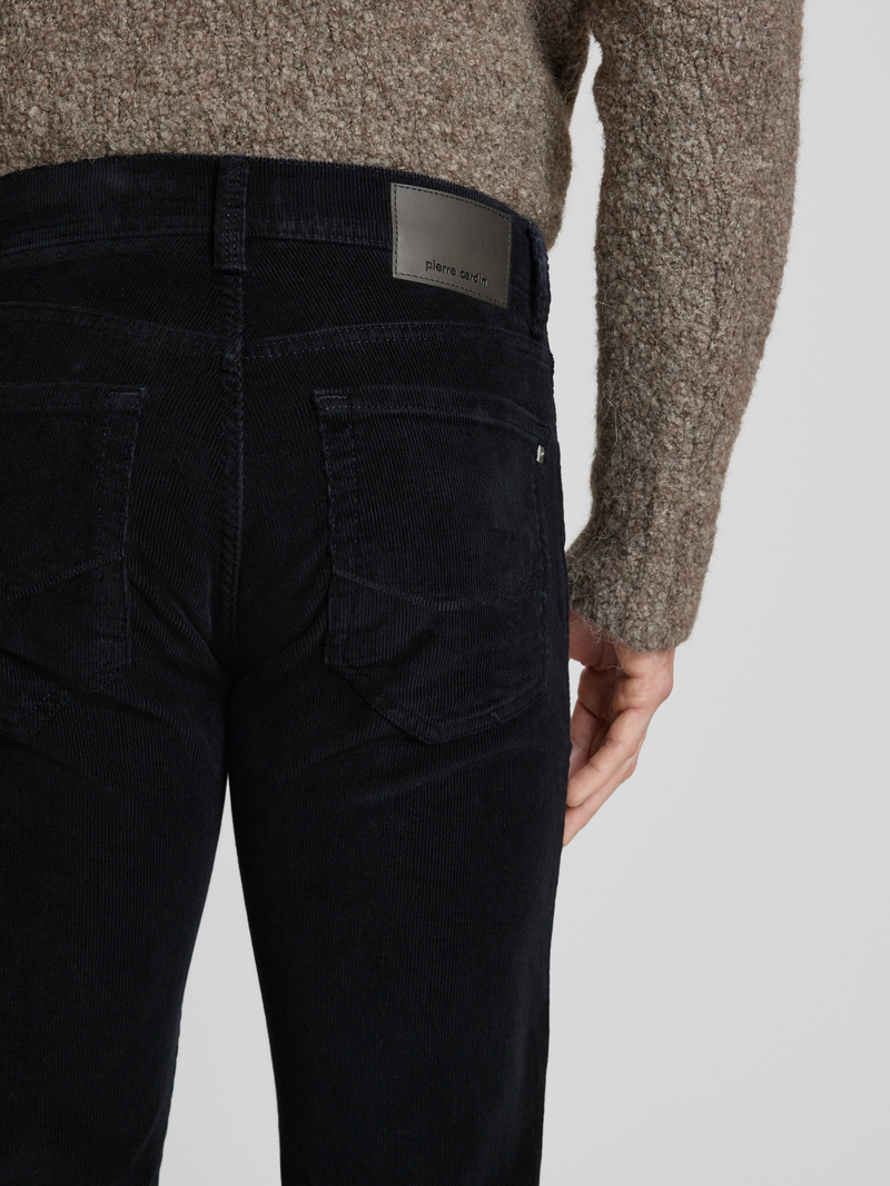 Pierre Cardin Tapered fit corduroy broek met katoen model 'LYON'