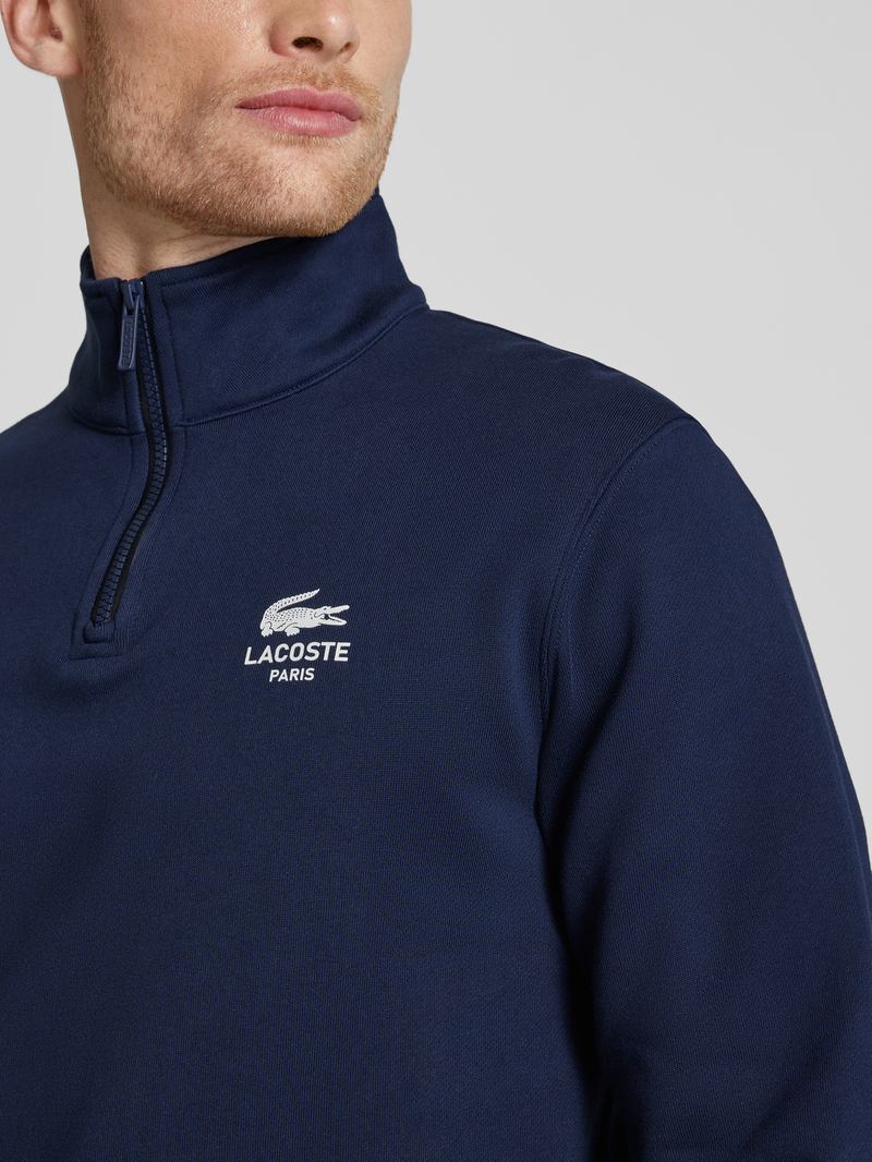 Lacoste Sweatshirt met opstaande kraag model 'HERITAGE'