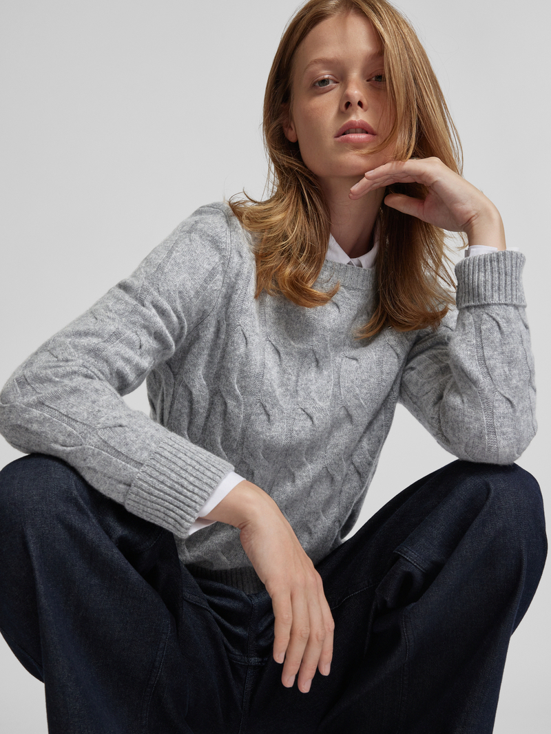 Tommy Hilfiger Gebreide pullover met ribboorden