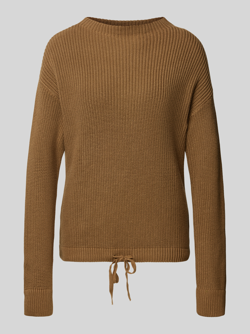 Jake*s Casual Gebreide pullover met strikdetail