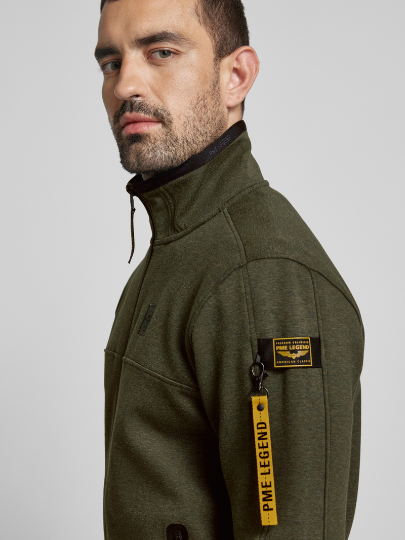 PME Legend Sweatjack met opstaande kraag