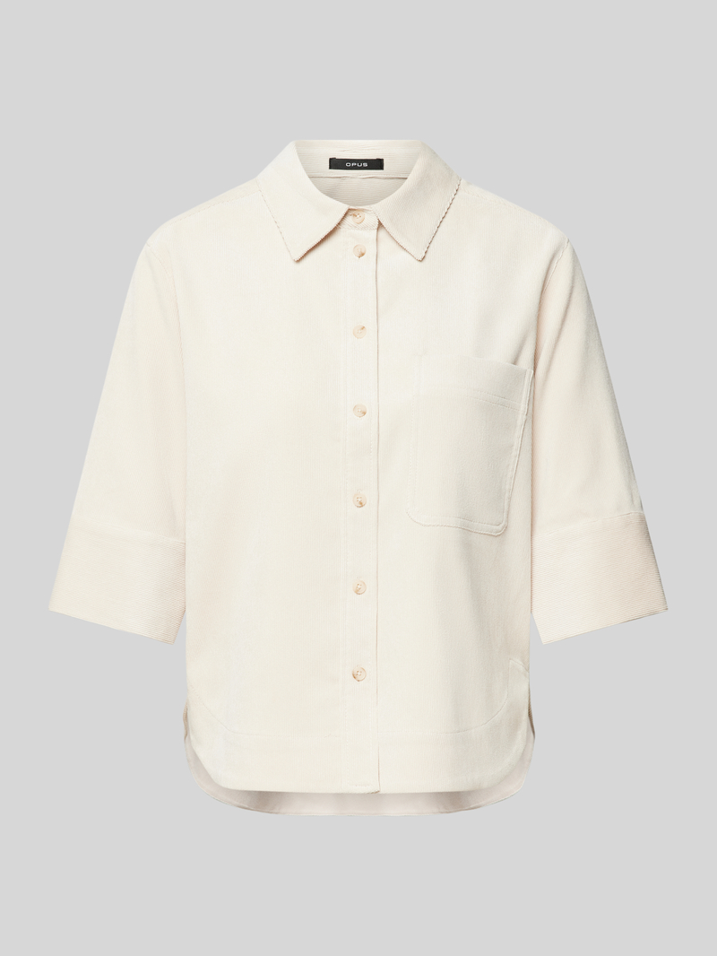 Opus Overhemdblouse met platte kraag