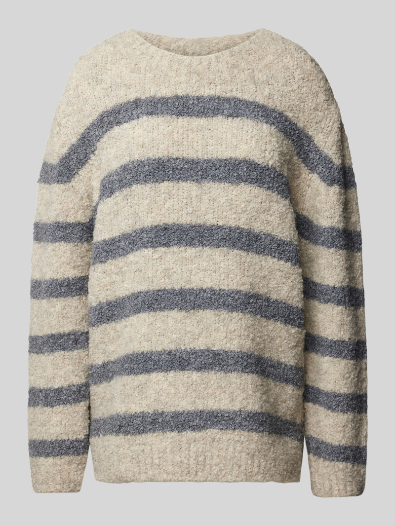 Smith and Soul Oversized gebreide pullover met ronde hals