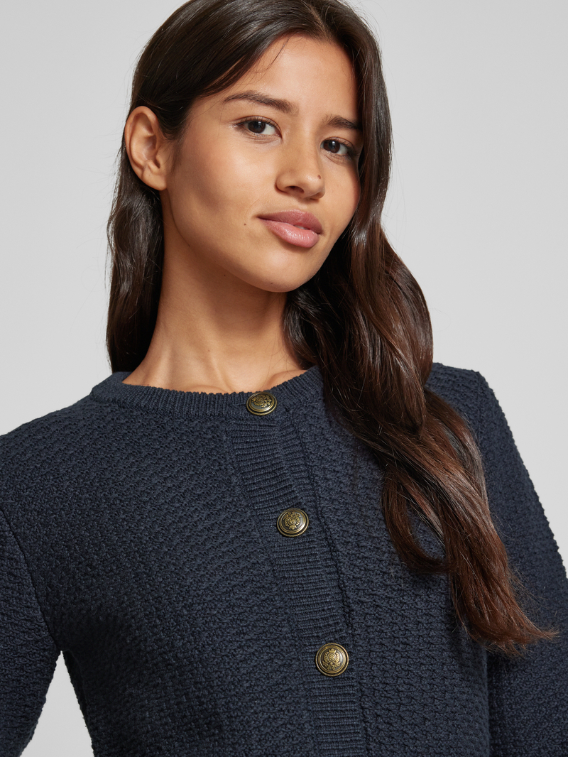 Christian Berg Woman Selection Cardigan met structuurmotief