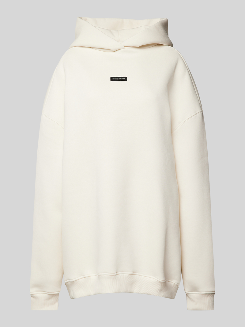 Karo Kauer Oversized hoodie met labelpatch