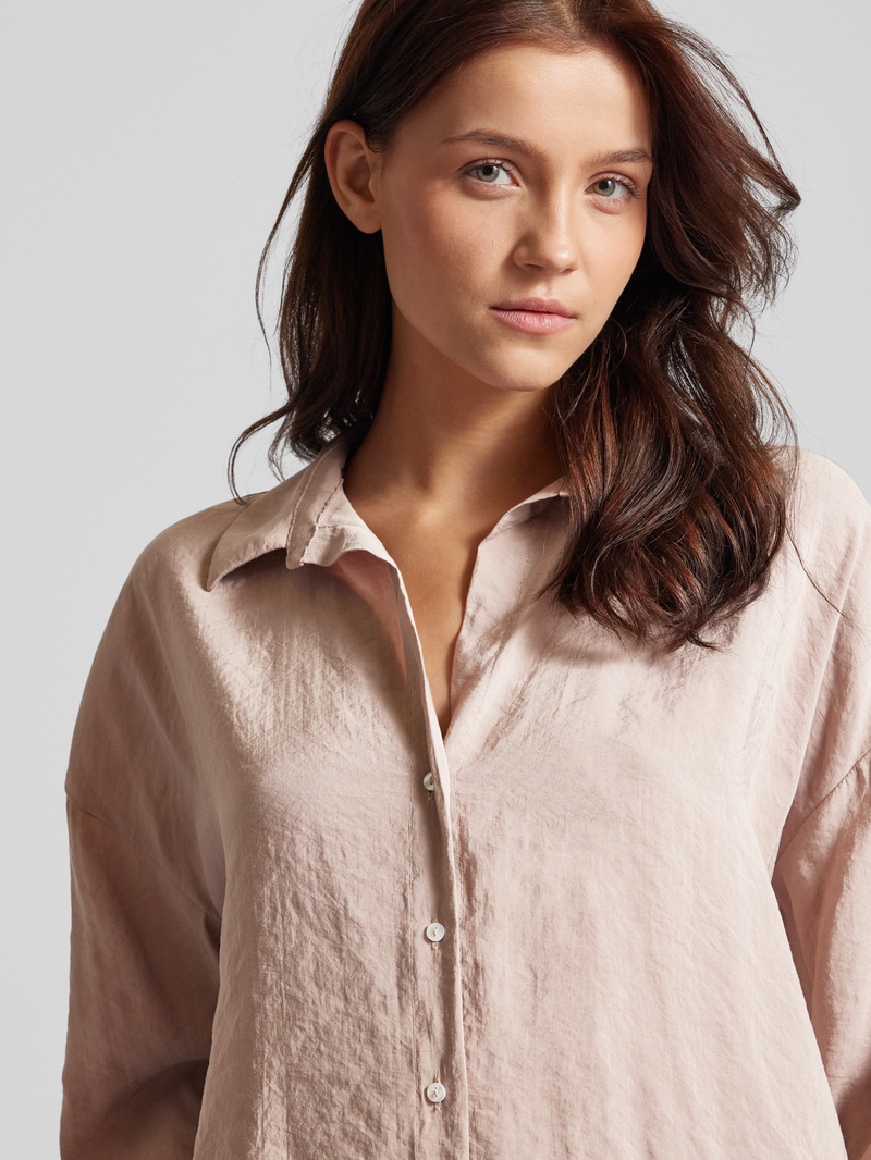 Only Blouse met overhemdkraag model 'ZAZIMA'