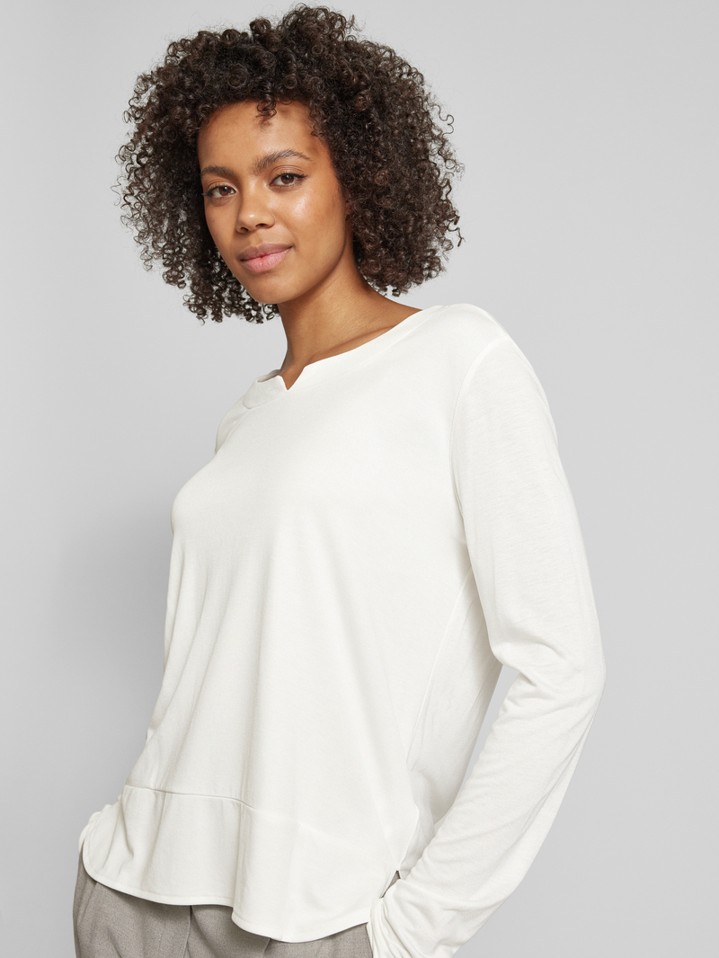 Tom Tailor Regular fit shirt met lange mouwen van modalmix