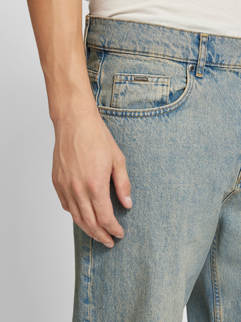 EIGHTYFIVE Straight fit jeans in used-look