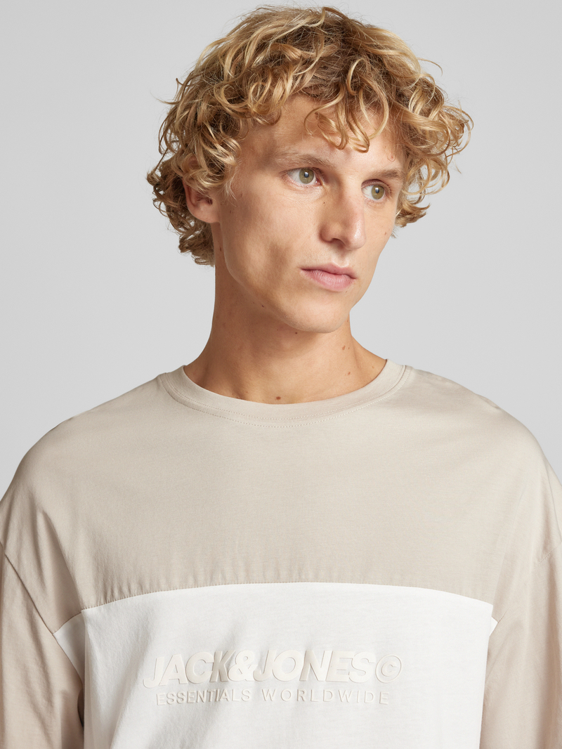jack & jones T-shirt met labelprint model 'LEGACY'