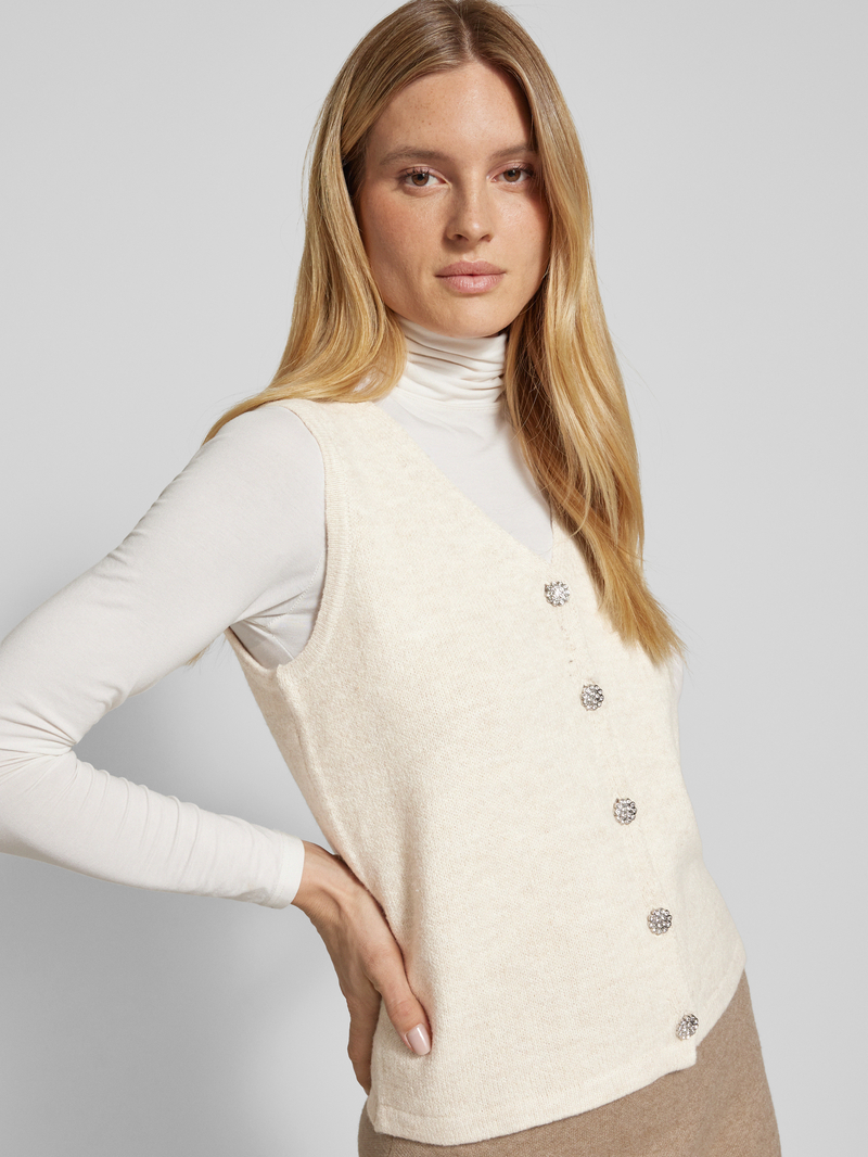 Vila Gilet met knoopsluiting model 'LYLA'