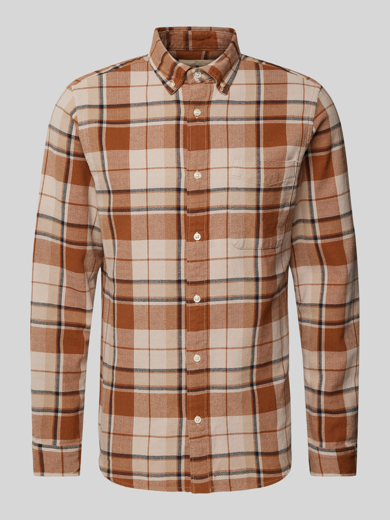 Jack & Jones Premium Regular fit vrijetijdsoverhemd met button-downkraag model 'BLUBROOK'