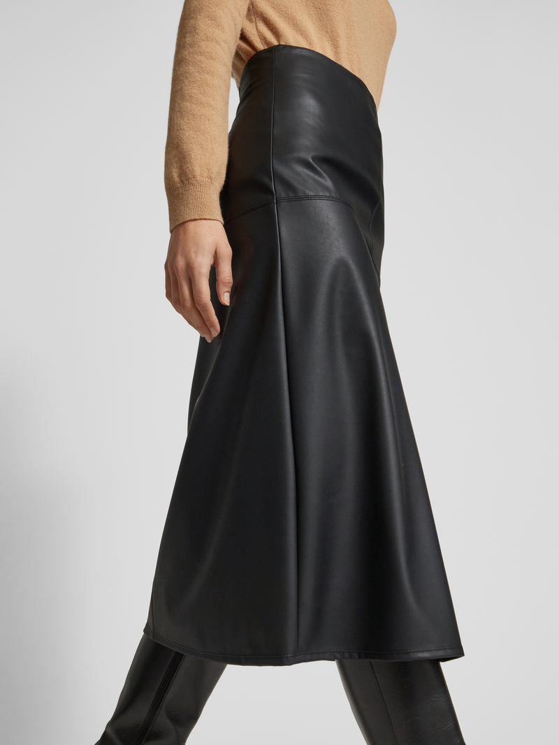 MaxMara Leisure Midirok in leerlook model 'SCILLI'