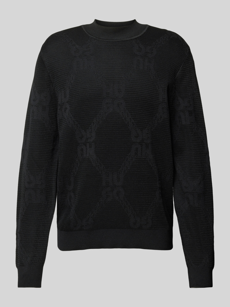 HUGO Gebreide pullover met ronde hals model 'Sylor'