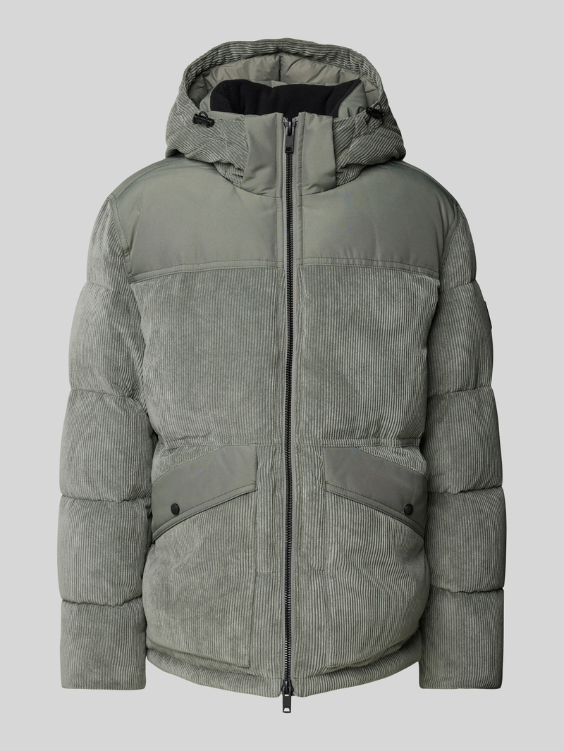 Boss Orange Gewatteerd jack met labeldetails model 'Odope'