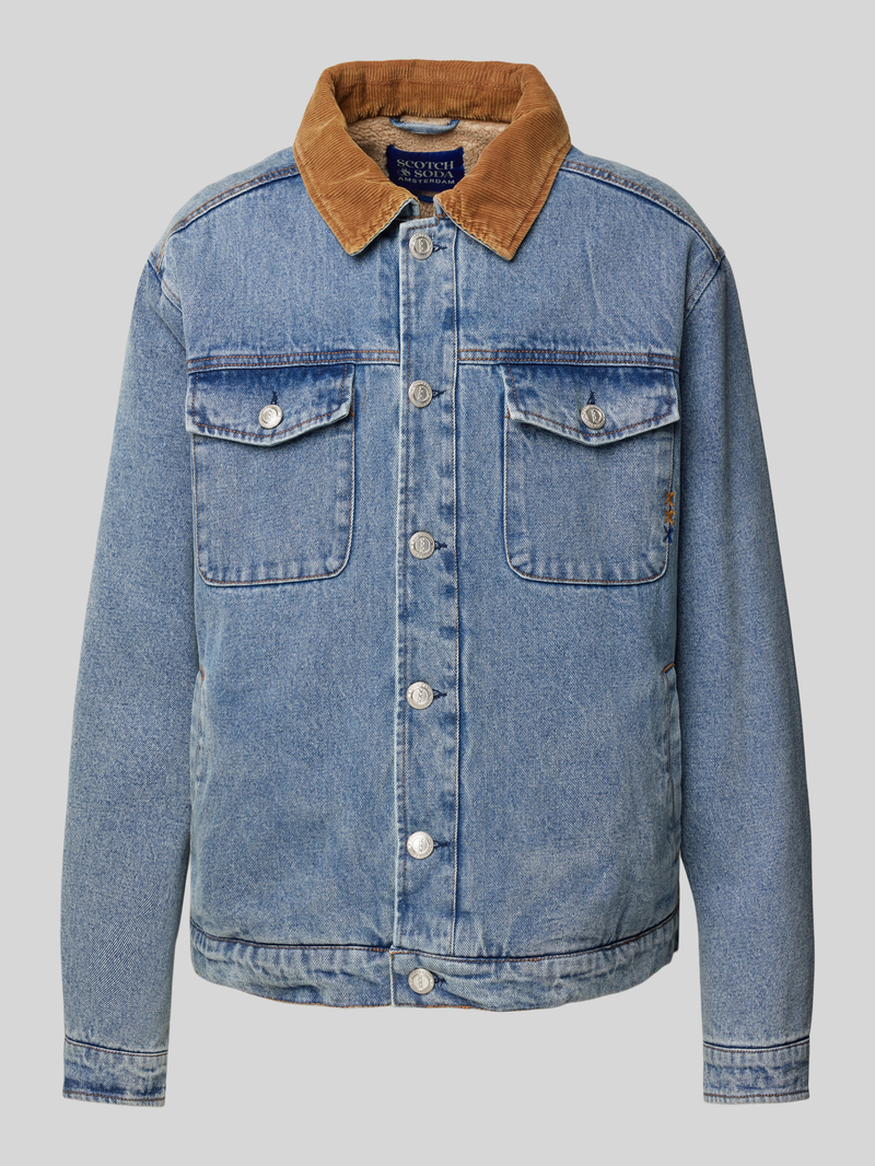 Scotch & Soda Jeansjack met borstzakken