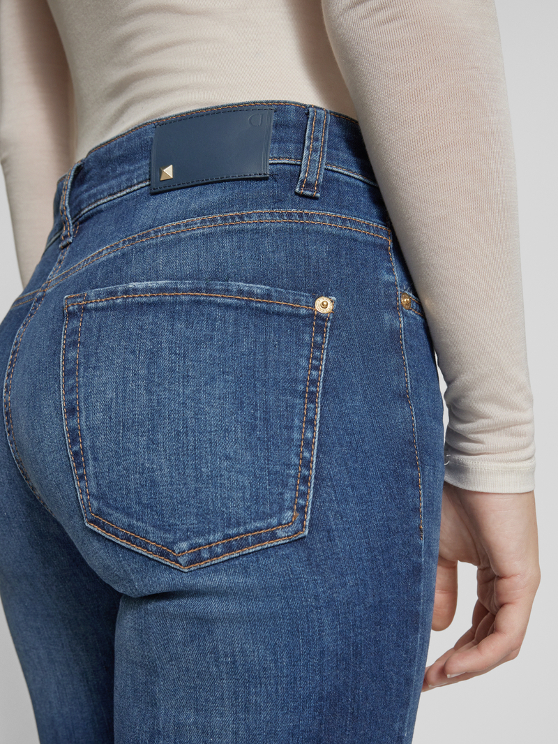CAMBIO Straight leg jeans in verkorte pasvorm model 'FRANCESCA'