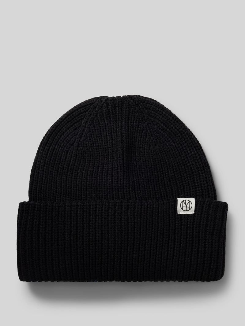 MSCH Copenhagen Beanie met logopatch model 'Galline Rachelle'