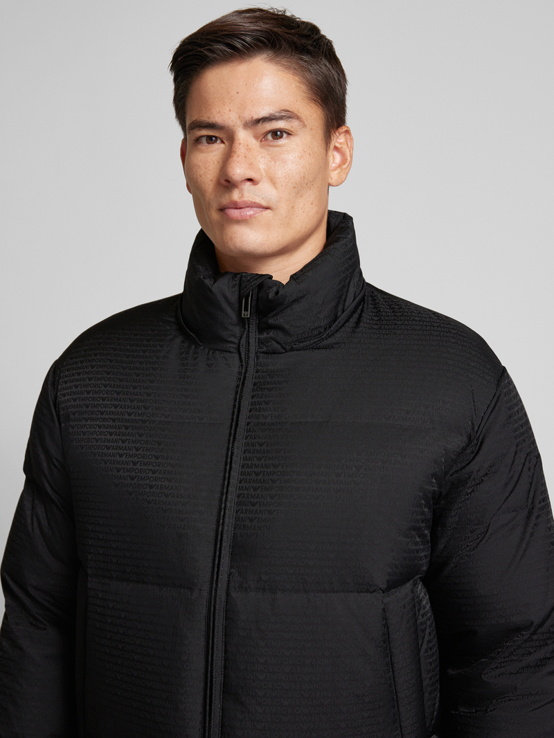 Emporio Armani Gewatteerd jack met tweewegritssluiting