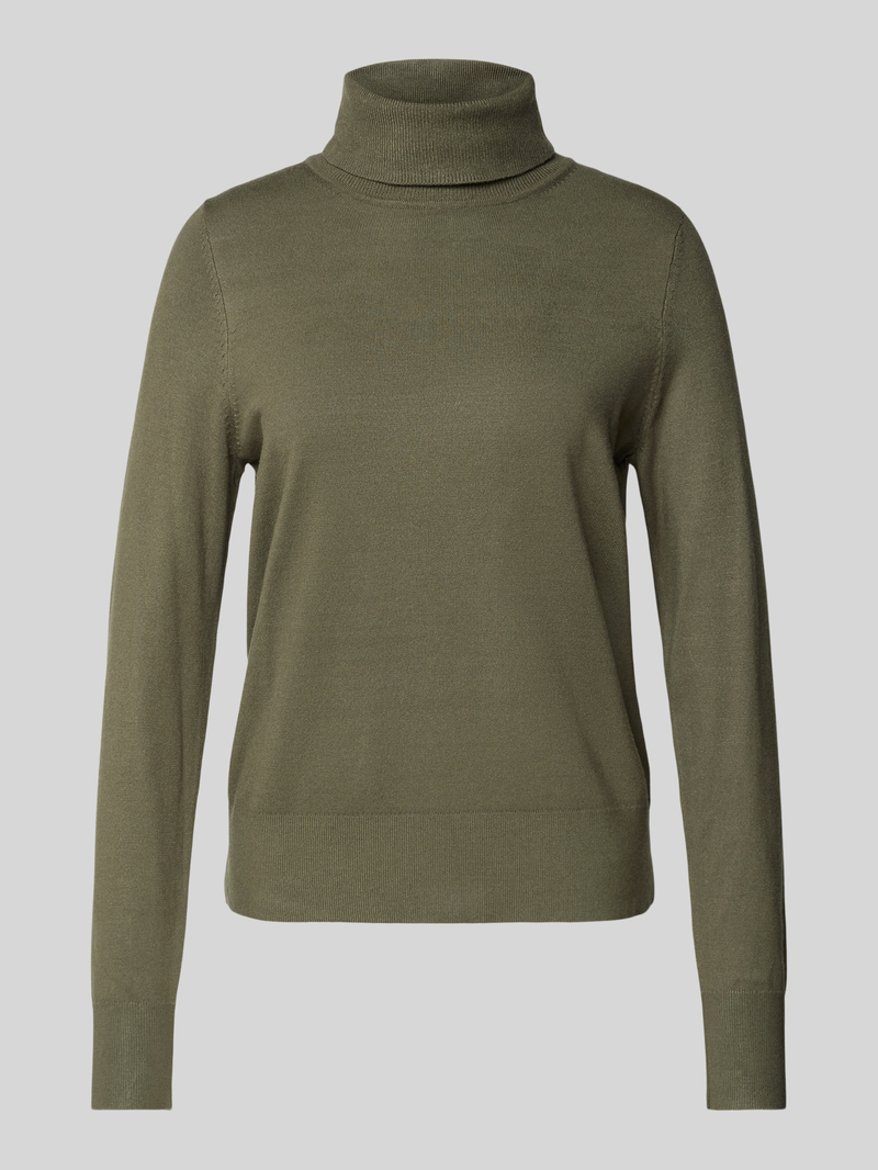 s.Oliver RED LABEL Regular fit fijngebreide pullover van viscosemix met col