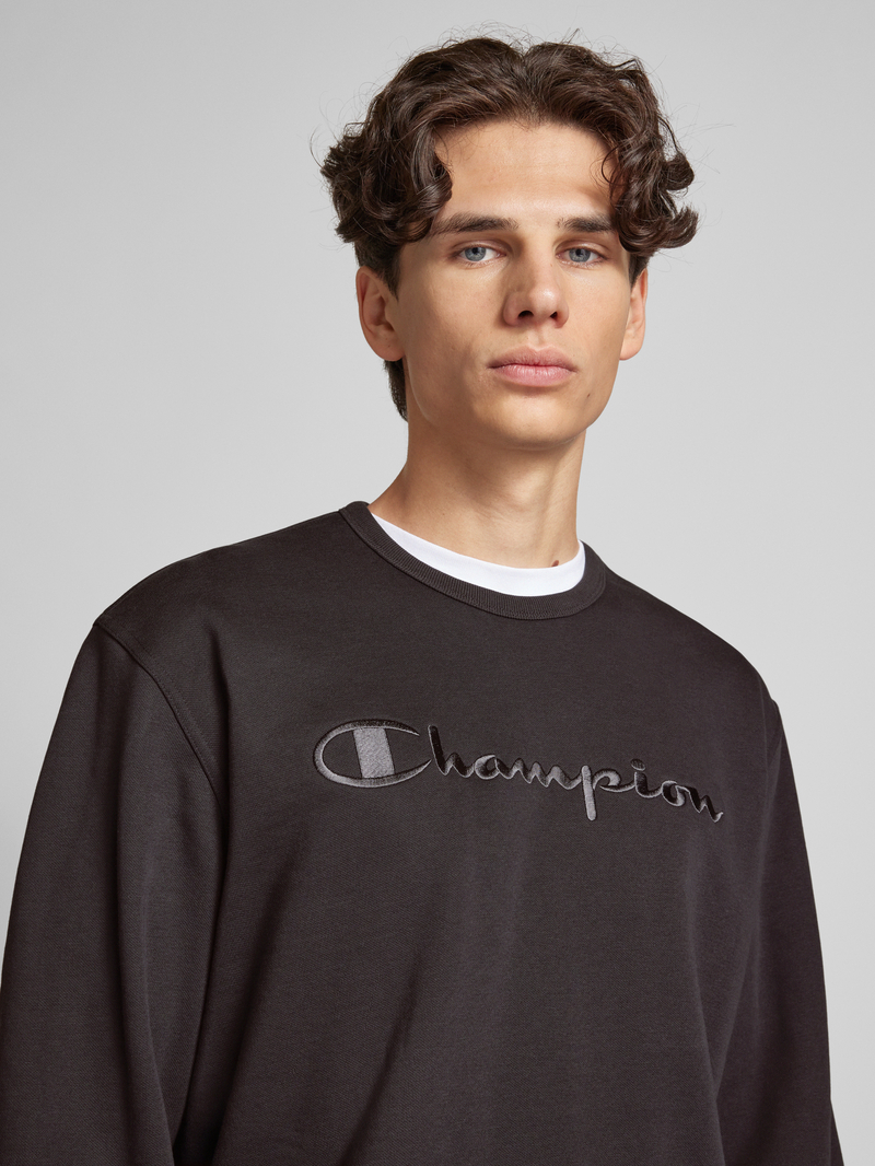 Champion Sweatshirt met labelstitching