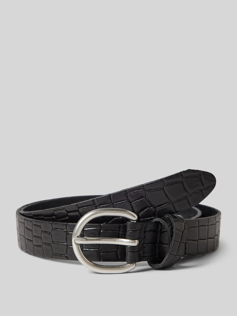 S.Oliver RED LABEL Leren riem in krokolook