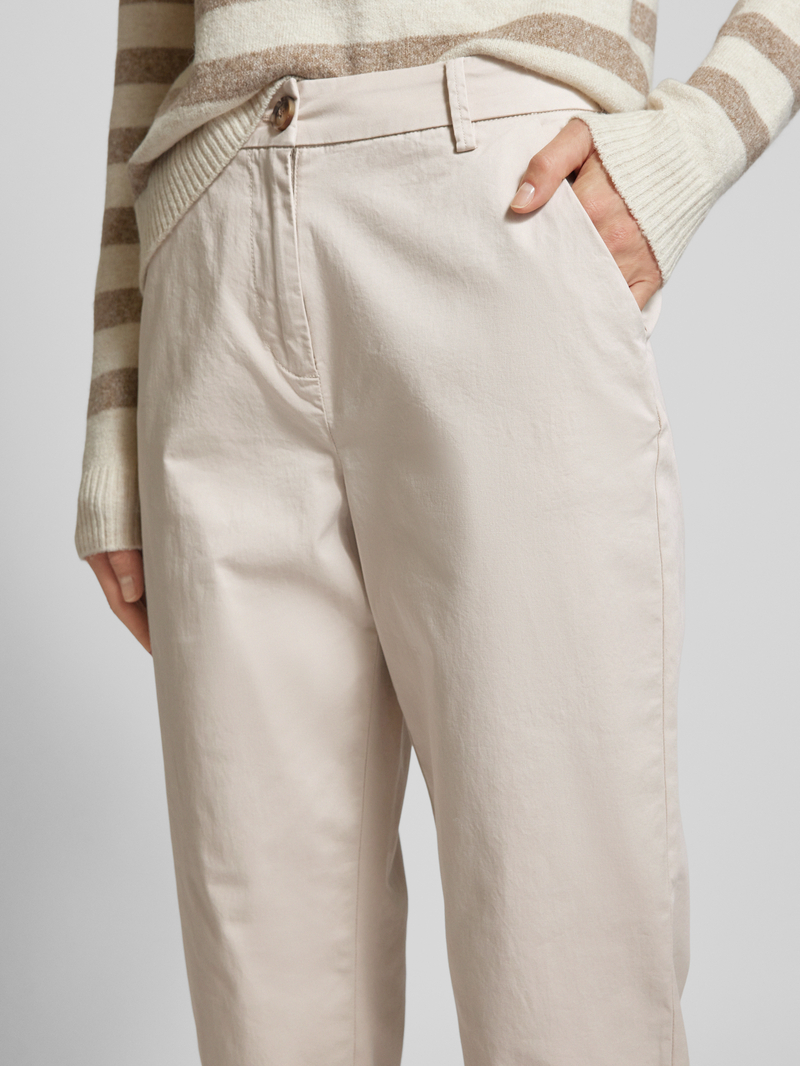Vero Moda Tapered leg chino met knoop in hoornlook model 'CHRISTY'