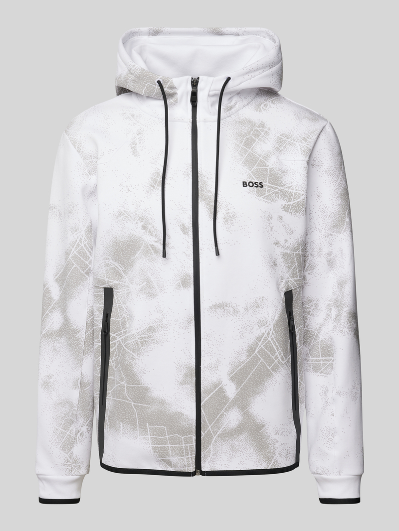 BOSS Green Sweatjack met capuchon model 'Savion'