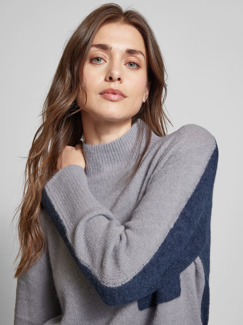 LUISA CERANO Gebreide pullover met borstzak