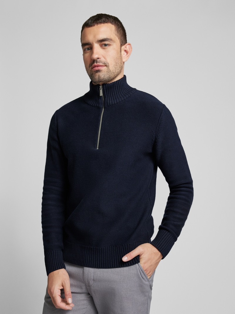 Selected Homme Gebreide pullover met ribboorden model 'AXEL'