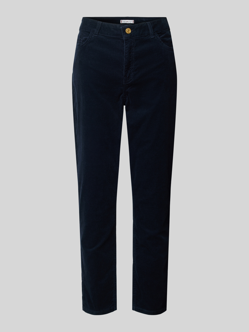 Tommy Hilfiger Stretch slim fit corduroy broek in 5-pocketmodel