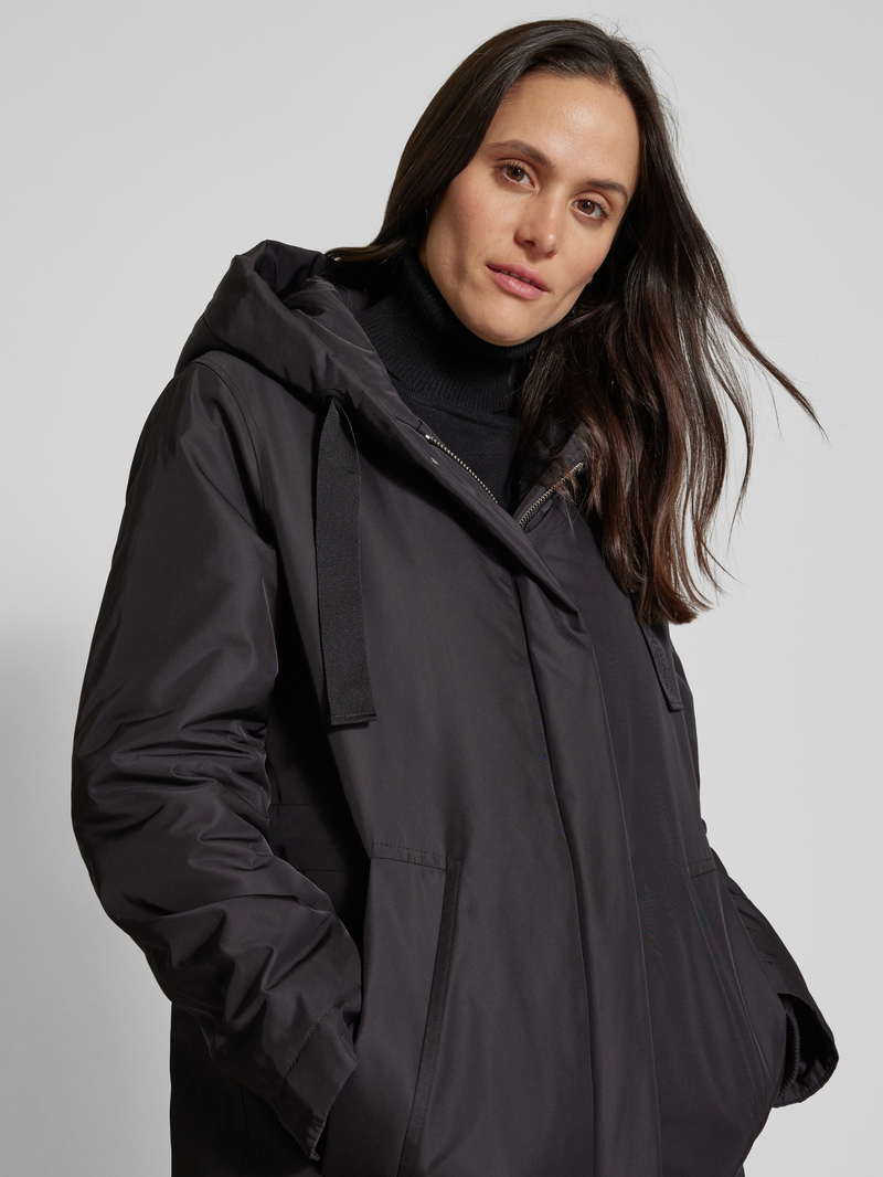 MARC O POLO Regular fit parka met capuchon van polyester-twill