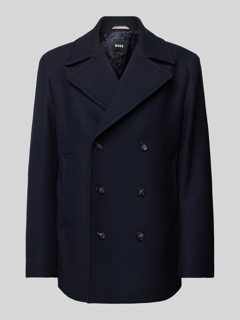 Boss Trenchcoat met reverskraag model 'Clay'
