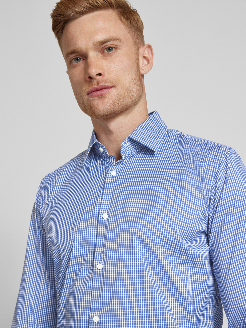 Boss Regular fit zakelijk overhemd met kentkraag model 'Joe'
