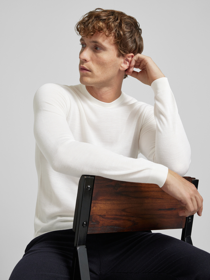 Roy Robson Gebreide pullover met ronde hals