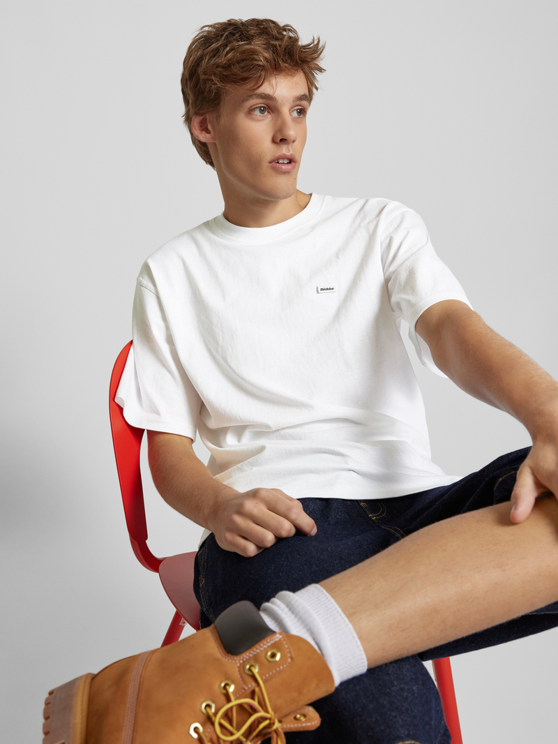Dickies T-shirt met labelprint model 'CLANCY'