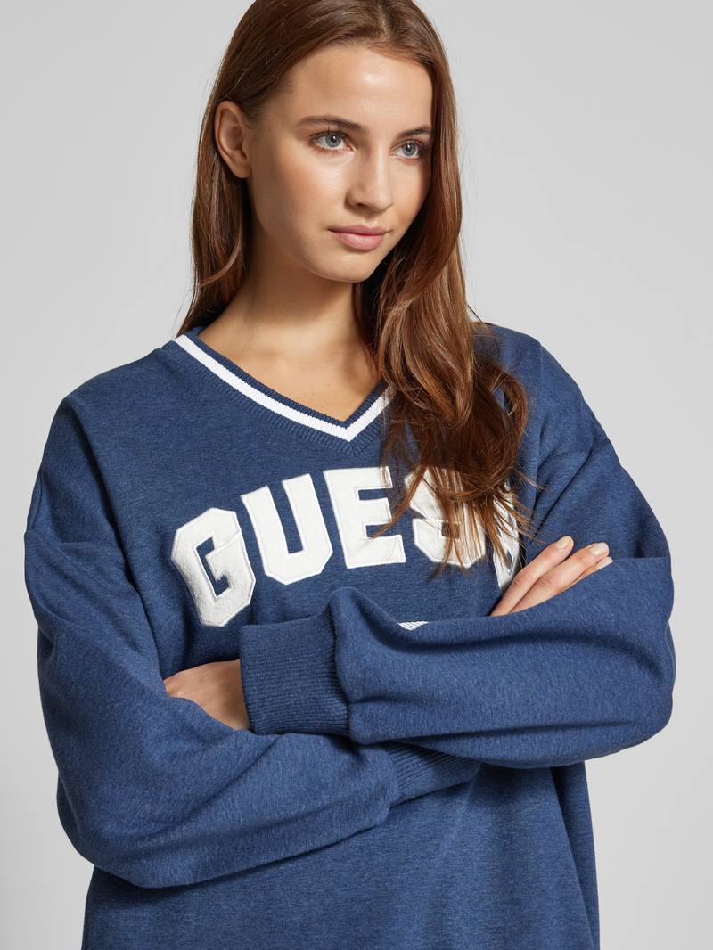 Guess Activewear Oversized sweatshirt met ribboorden