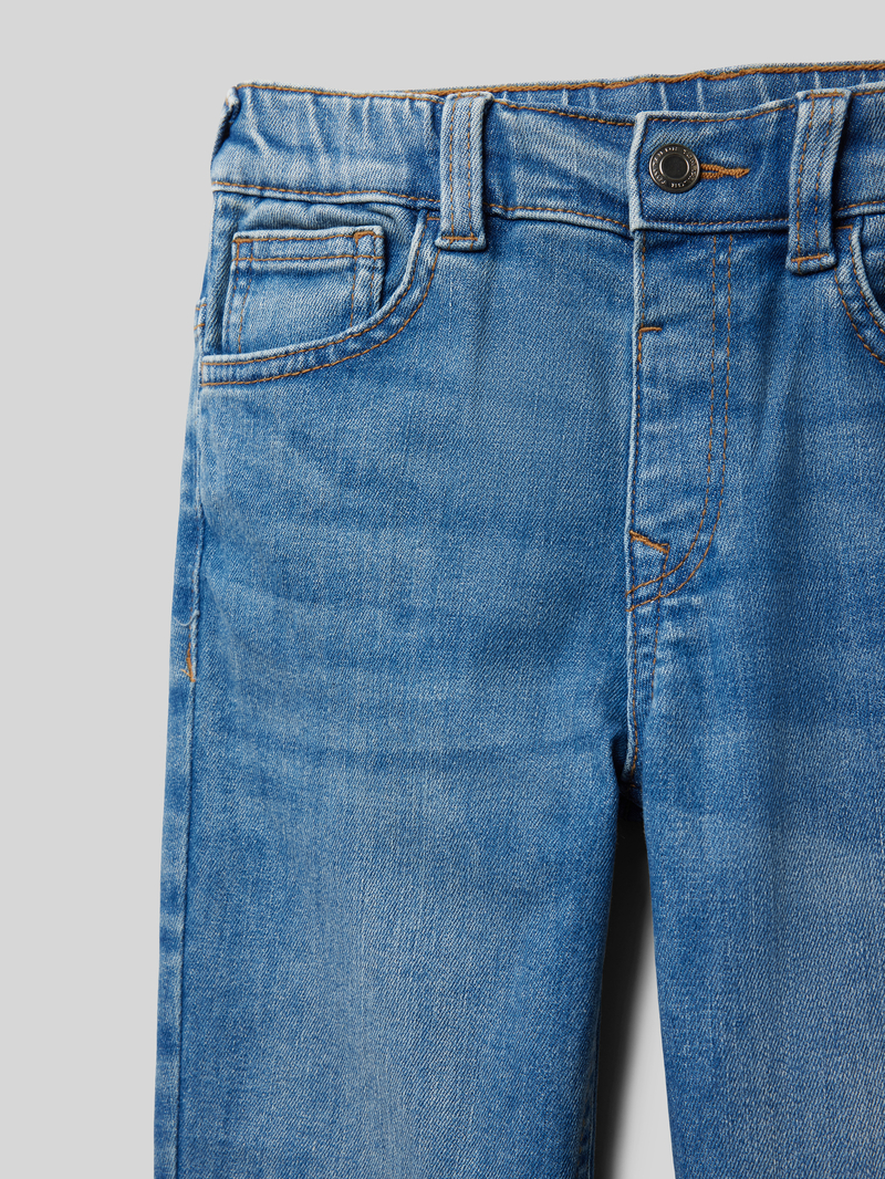 Tom Tailor Skinny fit jeans van katoenmix met elastische band model 'TIM'