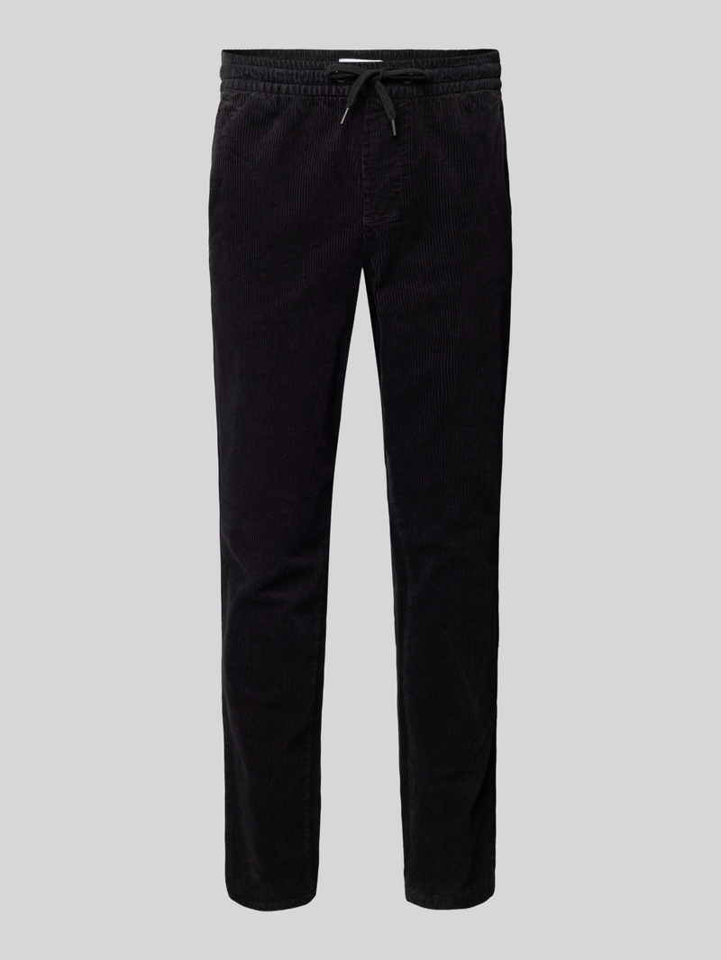 Only & Sons Tapered fit corduroy broek met elastische band, model 'LINUS'