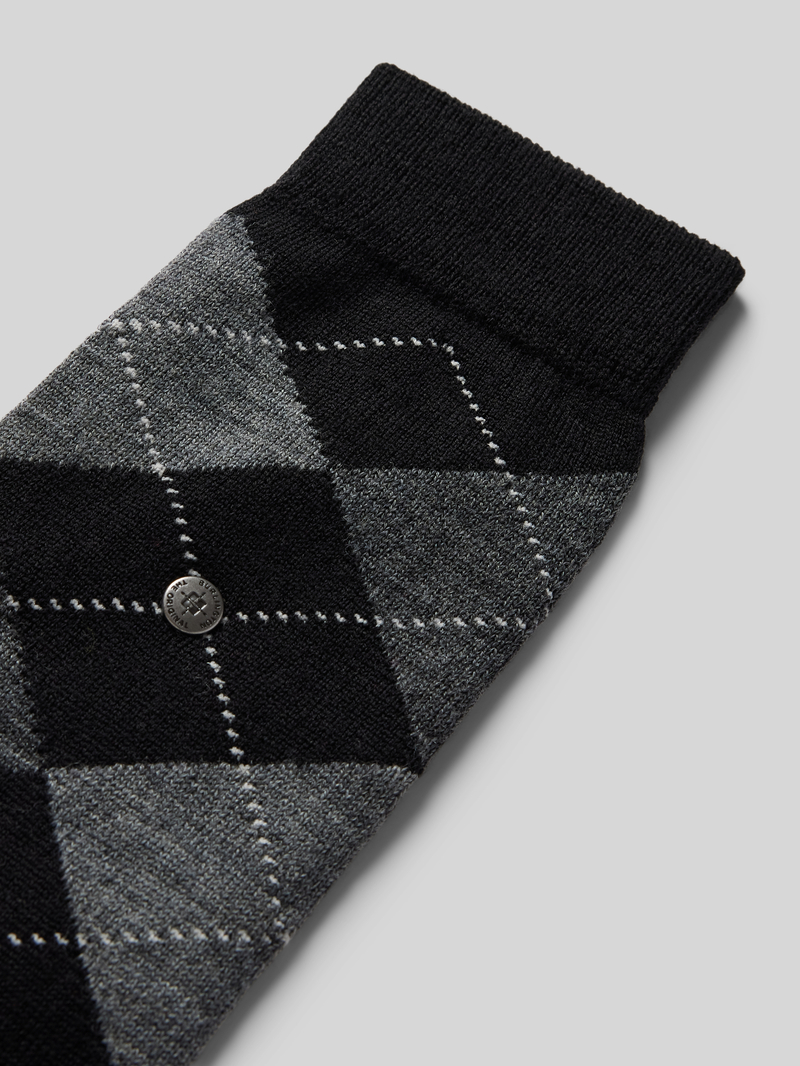 Burlington Sokken van scheerwolmix model 'Marylebone'