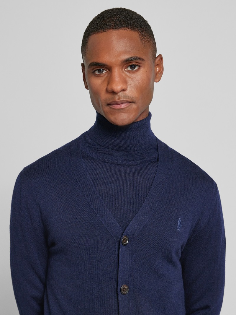 Polo Ralph Lauren Wollen cardigan met logostitching