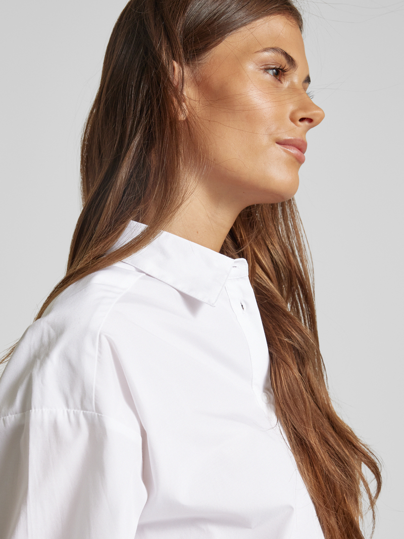 MSCH Copenhagen Relaxed fit overhemdblouse met manchetten model 'Talora'