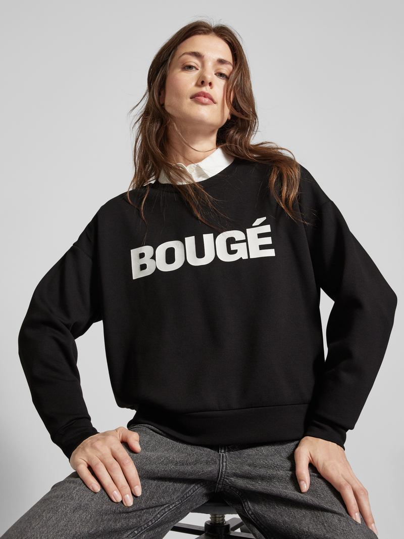 Vila Sweatshirt met statementprint model 'SIFFI BOUG'