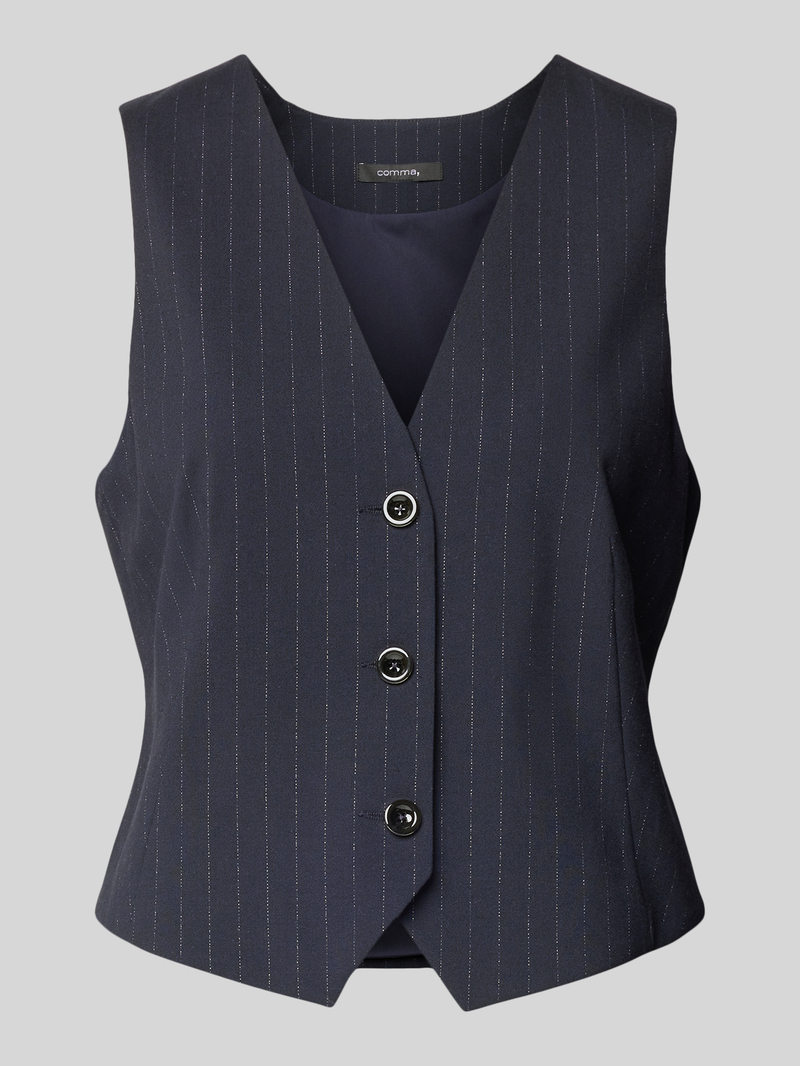comma Gilet met knoopsluiting