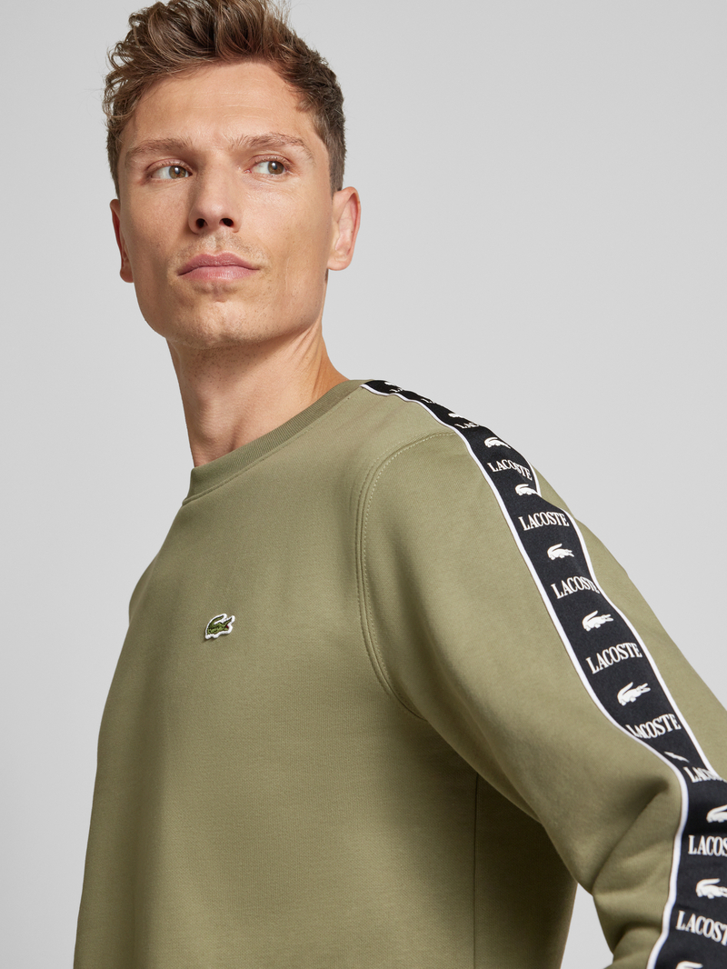Lacoste Sweatshirt met labelstitching