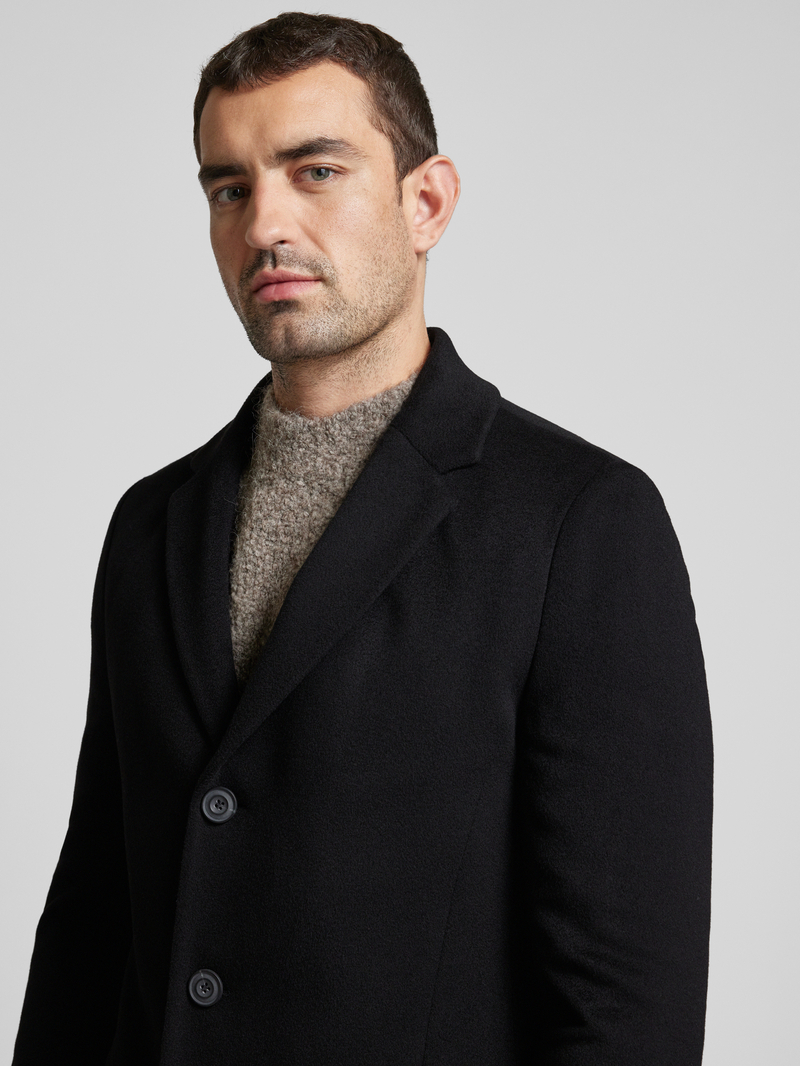 HUGO Lange jas met reverskraag model 'Migor'